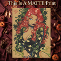 Poison Ivy Art Illustration Hard Signed 8.5x11in Fine Art PRINT