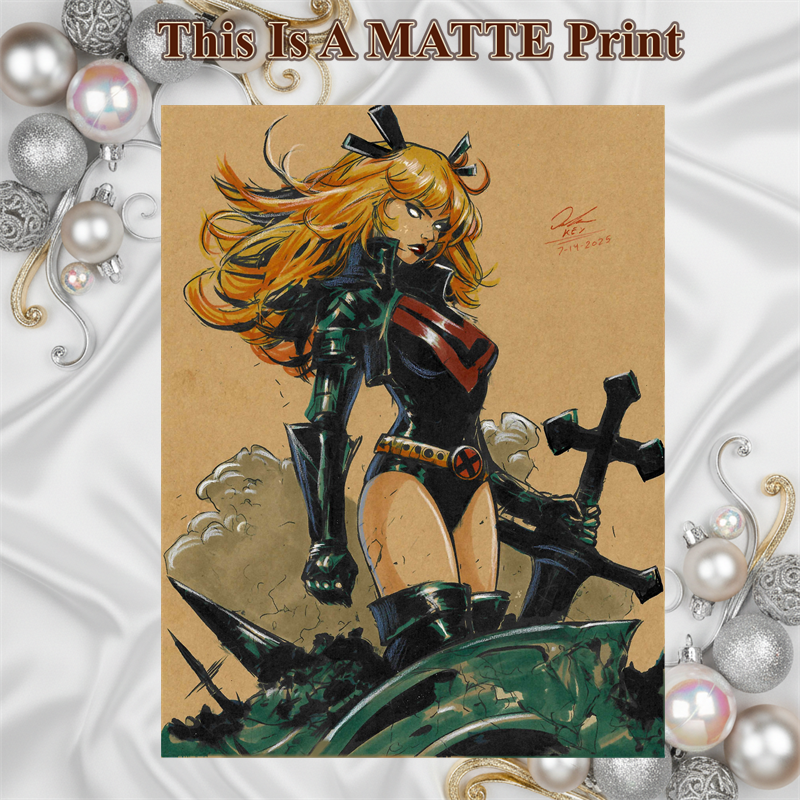 Magik Art Illustration Hard Signed 8.5x11in Fine Art PRINT
