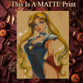 Sailor Moon Art Illustration Hard Signed 8.5x11in Fine Art PRINT