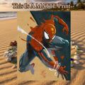 Spider-Man Art Illustration Hard Signed 8.5x11in Fine Art PRINT