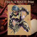 Nightwing Art Illustration Hard Signed 8.5x11in Fine Art PRINT