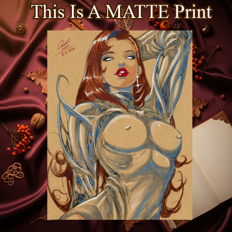 Witchblade Art Illustration Hard Signed 8.5x11in Fine Art PRINT