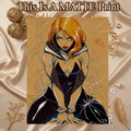 Gwen Stacy Art Illustration Hard Signed 8.5x11in Fine Art PRINT