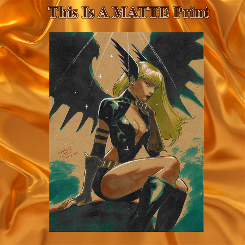 OC Art Illustration Hard Signed 8.5x11in Fine Art PRINT