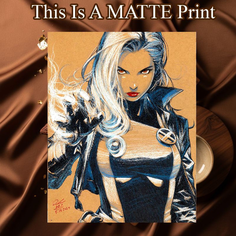 Rogue Art Illustration Hard Signed 8.5x11in Fine Art PRINT
