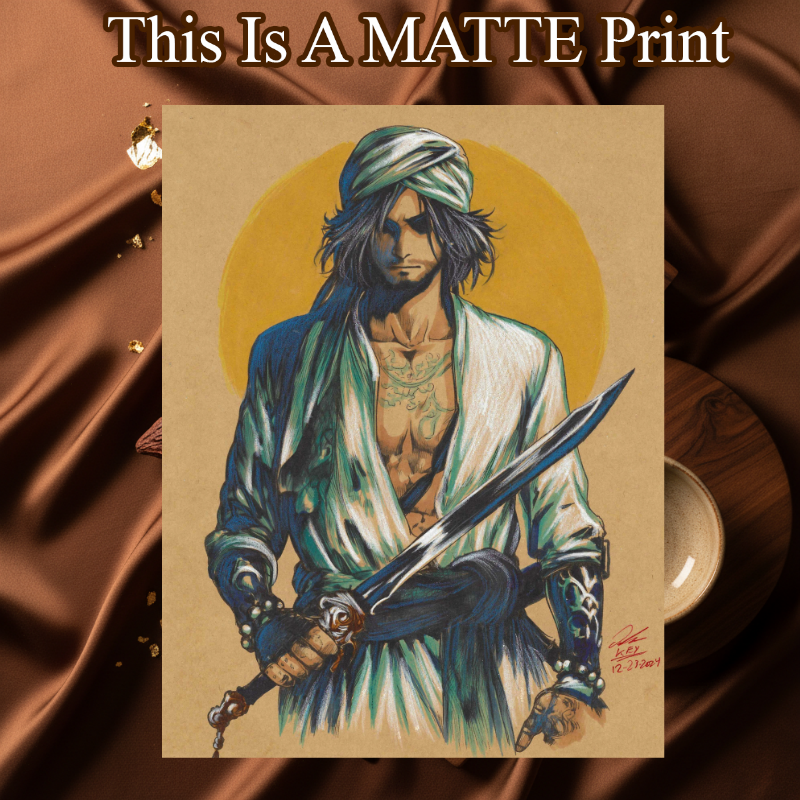 Sinbad Art Illustration Hard Signed 8.5x11in Fine Art PRINT