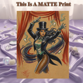Zatanna Art Illustration Hard Signed 8.5x11in Fine Art PRINT