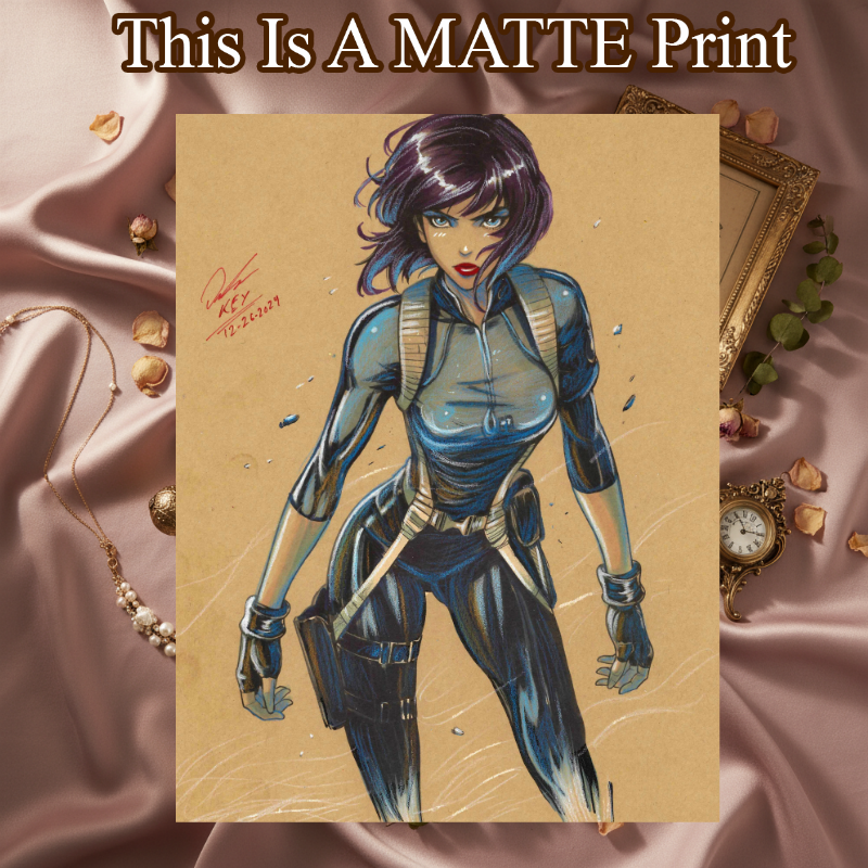 Makoto Kusunagi Art Illustration Hard Signed 8.5x11in Fine Art PRINT