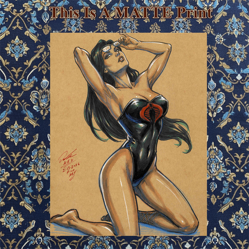 Baroness Art Illustration Hard Signed 8.5x11in Fine Art PRINT