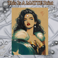 Wonder Woman Art Illustration Hard Signed 8.5x11in Fine Art PRINT