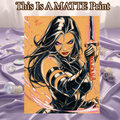Psylocke Art Illustration Hard Signed 8.5x11in Fine Art PRINT