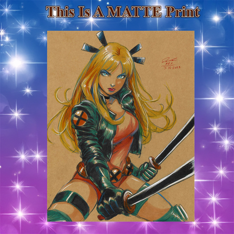 Magik Art Illustration Hard Signed 8.5x11in Fine Art PRINT