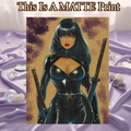 Psylocke Art Illustration Hard Signed 8.5x11in Fine Art PRINT