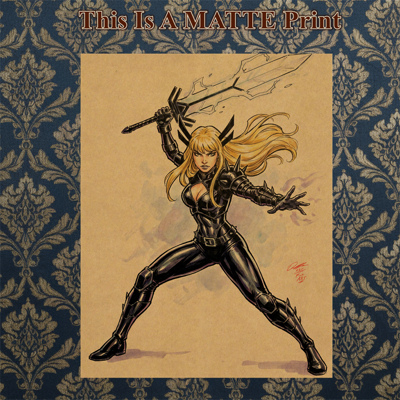 Magik Art Illustration Hard Signed 8.5x11in Fine Art PRINT