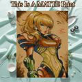 Samus Art Illustration Hard Signed 8.5x11in Fine Art PRINT