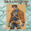 Cyclops Art Illustration Hard Signed 8.5x11in Fine Art PRINT