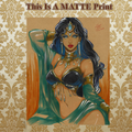 Dejah Thoris Art Illustration Hard Signed 8.5x11in Fine Art PRINT