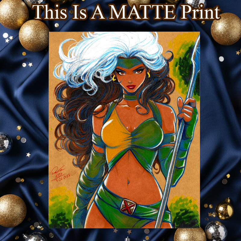 Rogue Art Illustration Hard Signed 8.5x11in Fine Art PRINT