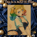 Harley Quinn Art Illustration Hard Signed 8.5x11in Fine Art PRINT