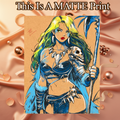 Jungle Girl Art Illustration Hard Signed 8.5x11in Fine Art PRINT