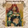 Red Sonja Art Illustration Hard Signed 8.5x11in Fine Art PRINT