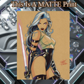Psylocke Art Illustration Hard Signed 8.5x11in Fine Art PRINT