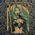 Lady Death Art Illustration Hard Signed 8.5x11in Fine Art PRINT