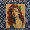 Poison Ivy Art Illustration Hard Signed 8.5x11in Fine Art PRINT