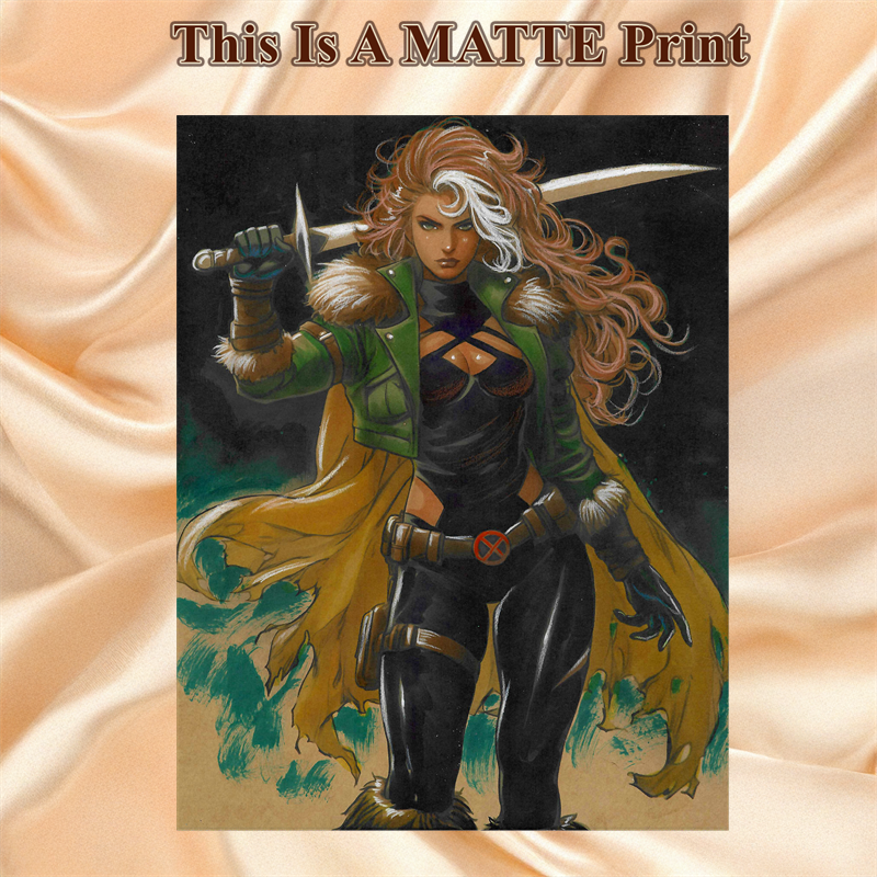 Rogue Art Illustration Hard Signed 8.5x11in Fine Art PRINT
