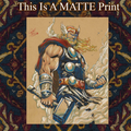 Thor Art Illustration Hard Signed 8.5x11in Fine Art PRINT