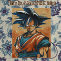 Goku Art Illustration Hard Signed 8.5x11in Fine Art PRINT