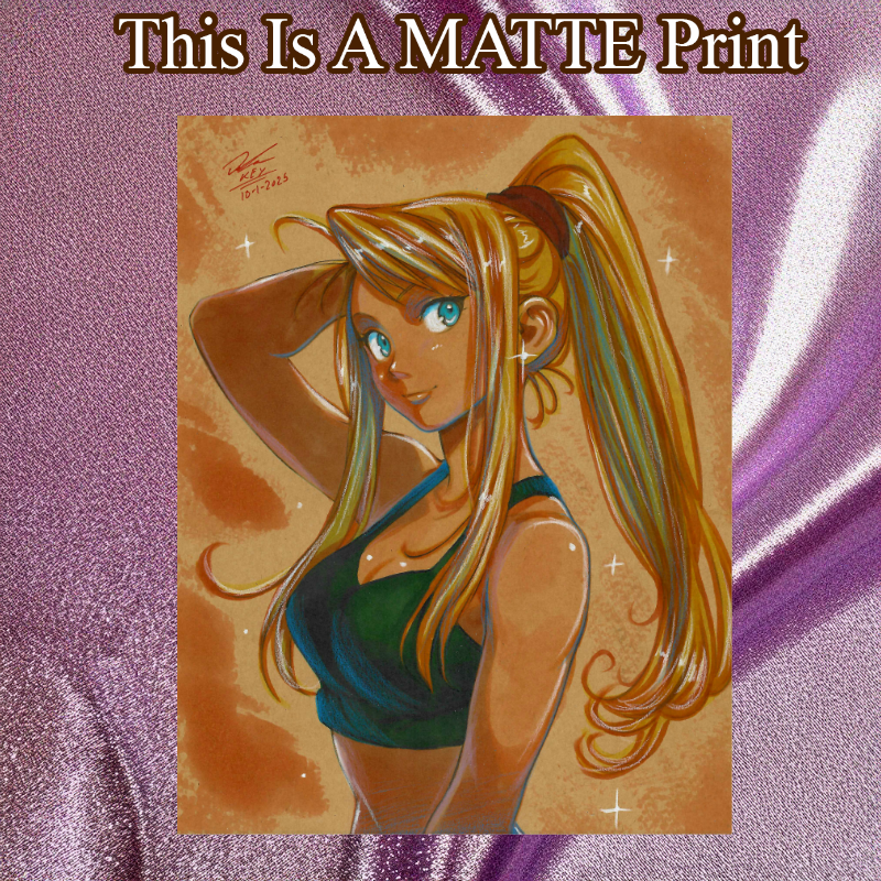 Winry Rockbell Art Illustration Hard Signed 8.5x11in Fine Art PRINT