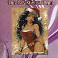 Wonder Woman Art Illustration Hard Signed 8.5x11in Fine Art PRINT