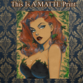 Poison Ivy Art Illustration Hard Signed 8.5x11in Fine Art PRINT