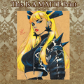 Magik Art Illustration Hard Signed 8.5x11in Fine Art PRINT