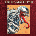 Venom Art Illustration Hard Signed 8.5x11in Fine Art PRINT