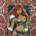 Red Sonja Art Illustration Hard Signed 8.5x11in Fine Art PRINT