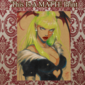 Morrigan Aensland Art Illustration Hard Signed 8.5x11in Fine Art PRINT