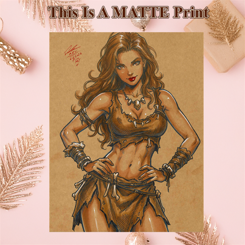 OC Art Illustration Hard Signed 8.5x11in Fine Art PRINT