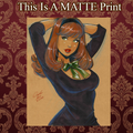 Daphne Blake Art Illustration Hard Signed 8.5x11in Fine Art PRINT
