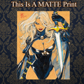 Lady Death Art Illustration Hard Signed 8.5x11in Fine Art PRINT
