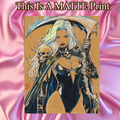 Lady Death Art Illustration Hard Signed 8.5x11in Fine Art PRINT