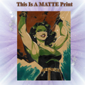 She Hulk Art Illustration Hard Signed 8.5x11in Fine Art PRINT