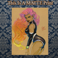 Starfire Art Illustration Hard Signed 8.5x11in Fine Art PRINT