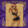 Mary Jane Art Illustration Hard Signed 8.5x11in Fine Art PRINT