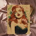 Poison Ivy Art Illustration Hard Signed 8.5x11in Fine Art PRINT