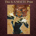 Jean Grey Phoenix Art Illustration Hard Signed 8.5x11in Fine Art PRINT