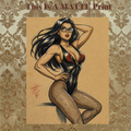 Baroness Art Illustration Hard Signed 8.5x11in Fine Art PRINT