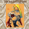 Jungle Girl Art Illustration Hard Signed 8.5x11in Fine Art PRINT
