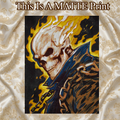 Ghost Rider Art Illustration Hard Signed 8.5x11in Fine Art PRINT